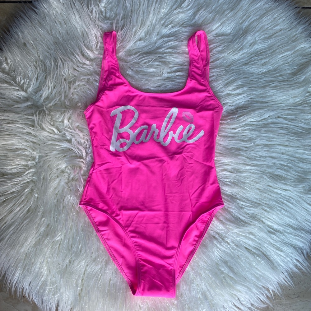 Women’s Barbie Pink Swimsuit Bodysuit